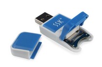 SK King King Fengyun SCRS022 creative mini high speed dedicated microSD TF single port card reader