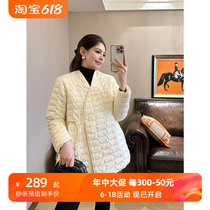 PEIPEI Peipei Maternity Thin Jacket Down Jacket Top Jacket Autumn and Winter Loose Large Size