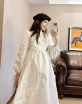 PEIPEI Pregnancy Women Dress Sweet Beauty Ethos Autumn New Superior Tandem Dress Autumn Dress National Wind Gestation Later Easing