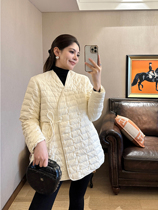 PEIPEI Peipei Maternity Thin Jacket Down Jacket Top Jacket Autumn and Winter Loose Large Size