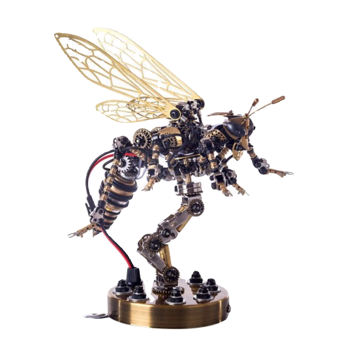 Mechanical three dimensional brainteaser, toy high difficulty for friend, punk style, in 3d format