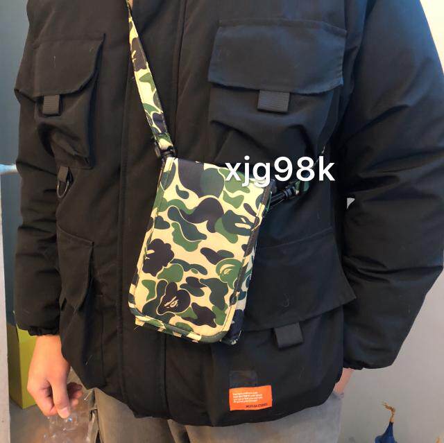 COLOUR Daily Miscellaneous Appendix Tide Card Camouflage Bap Gorilla with Shoulder Back Passport Bag Travel Little Inclined Satchel