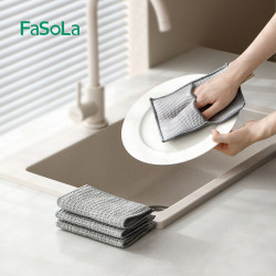 기름이없는 Fasola 주방 청소 천
