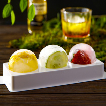 FaSoLa big ice hockey mold refrigerator frozen ice cube ice grid spherical ice box with lid homemade ice making artifact