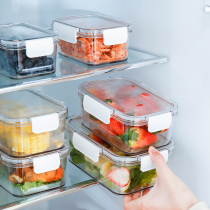 FaSoLa refrigerator crisper food sealed storage box household kitchen food grade plastic fruit and vegetable storage box