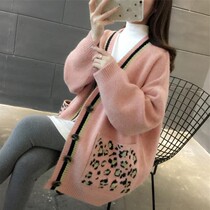 Pregnant women sweater long cardigan coat autumn and winter thickened pregnant womens coat tide mother cover pregnant belly loose knit women