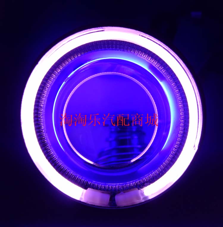 Áp dụng cho Gwangyang Like180 sửa đổi ống kính kép 2,5 inch Đèn Xenon lắp ráp đèn pha Angel eye - Đèn HID xe máy đèn xe wave