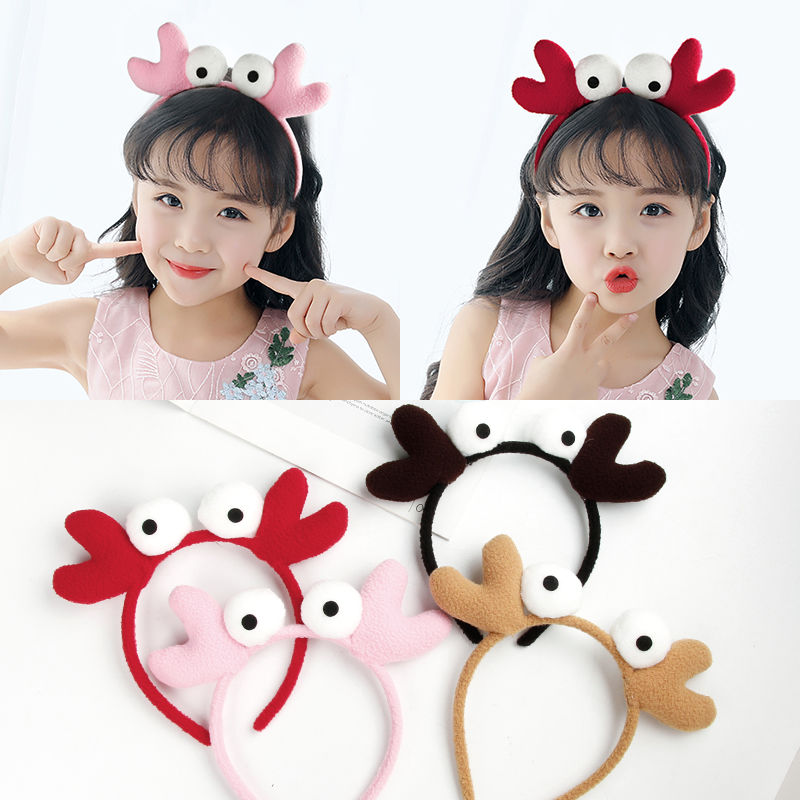 Children's hair accessories cute and funny crab headbands girls performance headwear festival party headbands hairpin head buckle