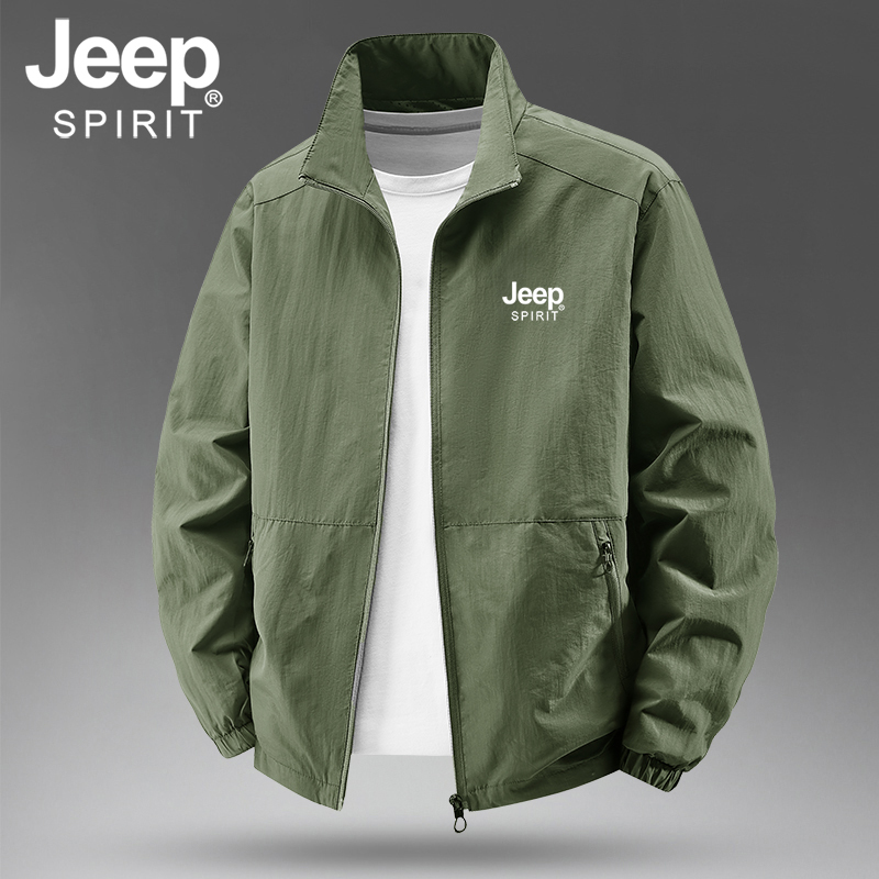 Jeep Jacket Spring and Autumn 2026 New Large Size Loose Outdoor Casual Thin Dad Jacket Jeep Jacket Spring and Autumn 2026 New Large Size Loose Outdoor Casual Thin Dad Jacket