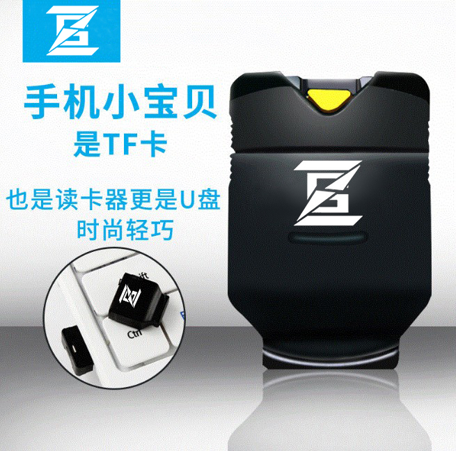 Original high-speed mini USB car card reader smallest ultra-small mini TF micro sd card reader