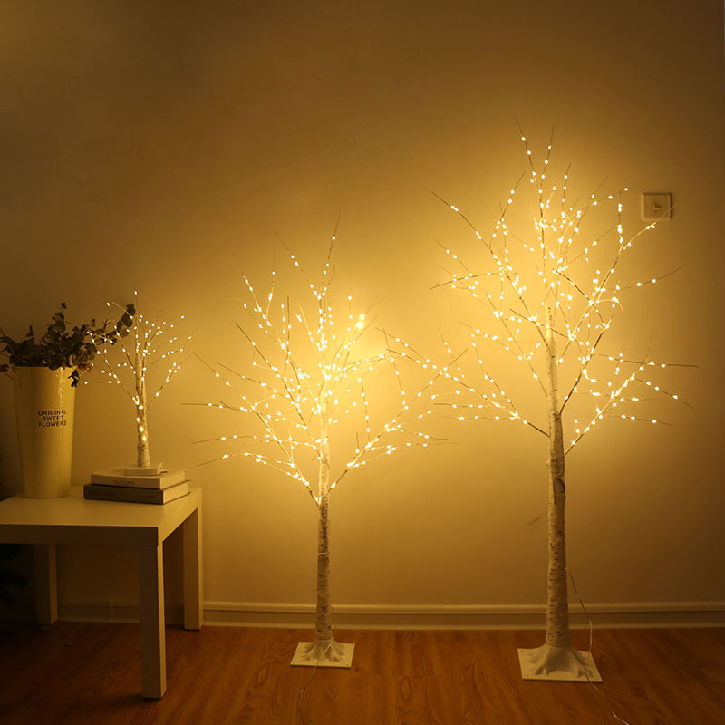Led Glowing Tree Firefly Lights Star Decoration High-End Romantic Atmosphere Room Arrangement Birch Tree Atmosphere 1.8 Led Glowing Tree Firefly Lights Star Decoration High-End Romantic Atmosphere Room Arrangement Birch Tree Atmosphere 1.8