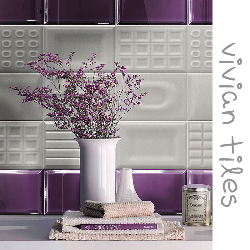 Nordic bread subway tiles glazed tiles pure color bricks restaurant kitchen bathroom wall tiles 300