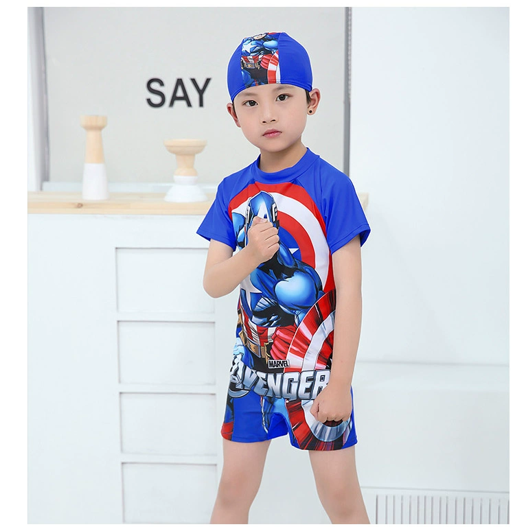 Áo tắm trẻ em trai trẻ em trai Xiêm trẻ em của trẻ em nhanh chóng làm khô kem chống nắng dễ thương áo tắm bộ đồ bơi nàng tiên cá