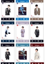  Yee Yee Qianxi Wang Junkai Wang Yuan surrounding cards small cards cute ins template