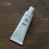 Wipe the varnish lift the Zhuang paint the raw taste the golden lacquer art the seven-point drunk system