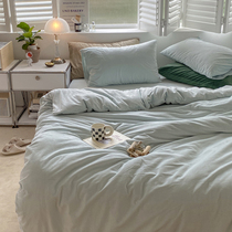 Conductive wire No electrostatic winter thickened Warm Weather Goose Down Quilt Cover Single Piece Coral Suede 150x200x230 Quilt Cover