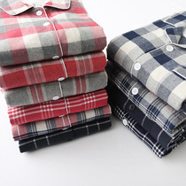 Autumn Winter 10 Color Lovers All-cotton Mill plush Bungzi Home Suits Suit Men and women Thickened Pyjamas