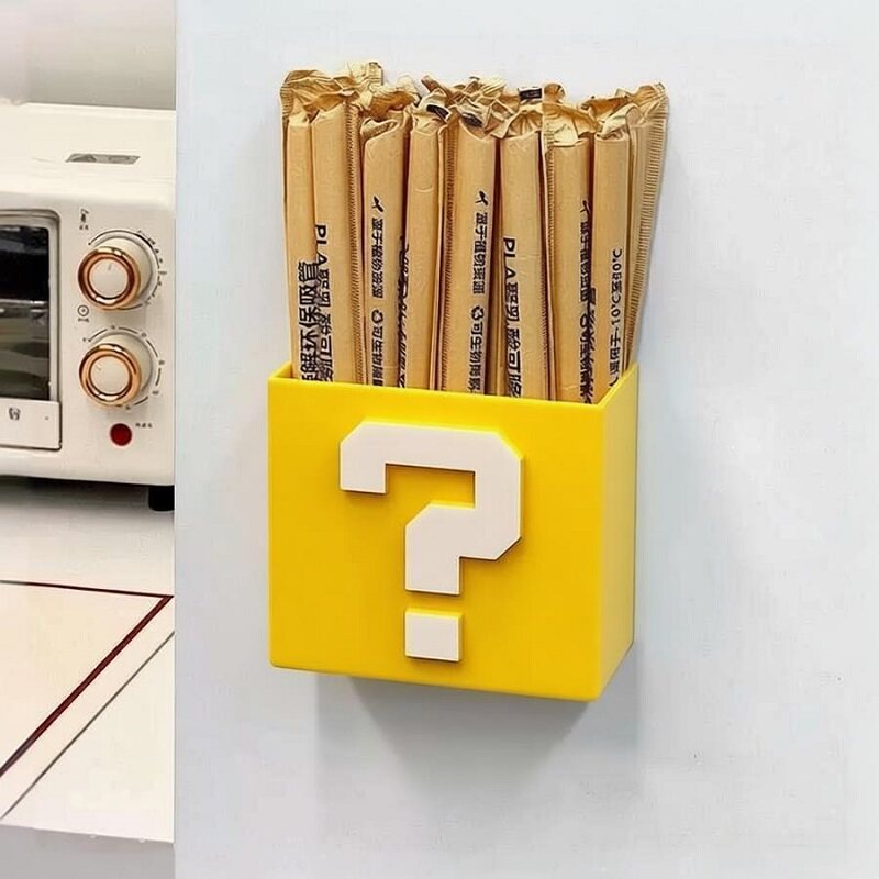 创意马里奥磁吸冰箱收纳盒