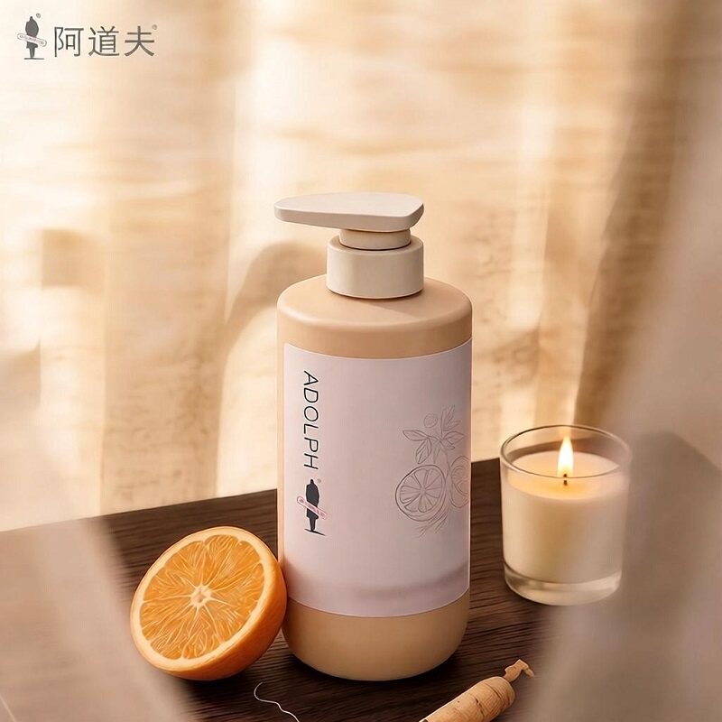 【下拉享淘金币补贴】阿道夫人参洗发水滋养修复干枯毛躁洗发露 洗发水实拍商品图