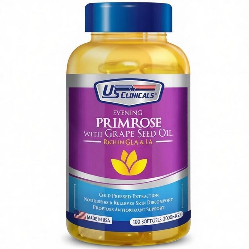 优思克利月见草胶囊调节内分泌卵巢保养维生素e葡萄籽油「临期」