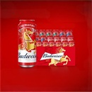 64元百威醇正经典啤酒450ml*18听