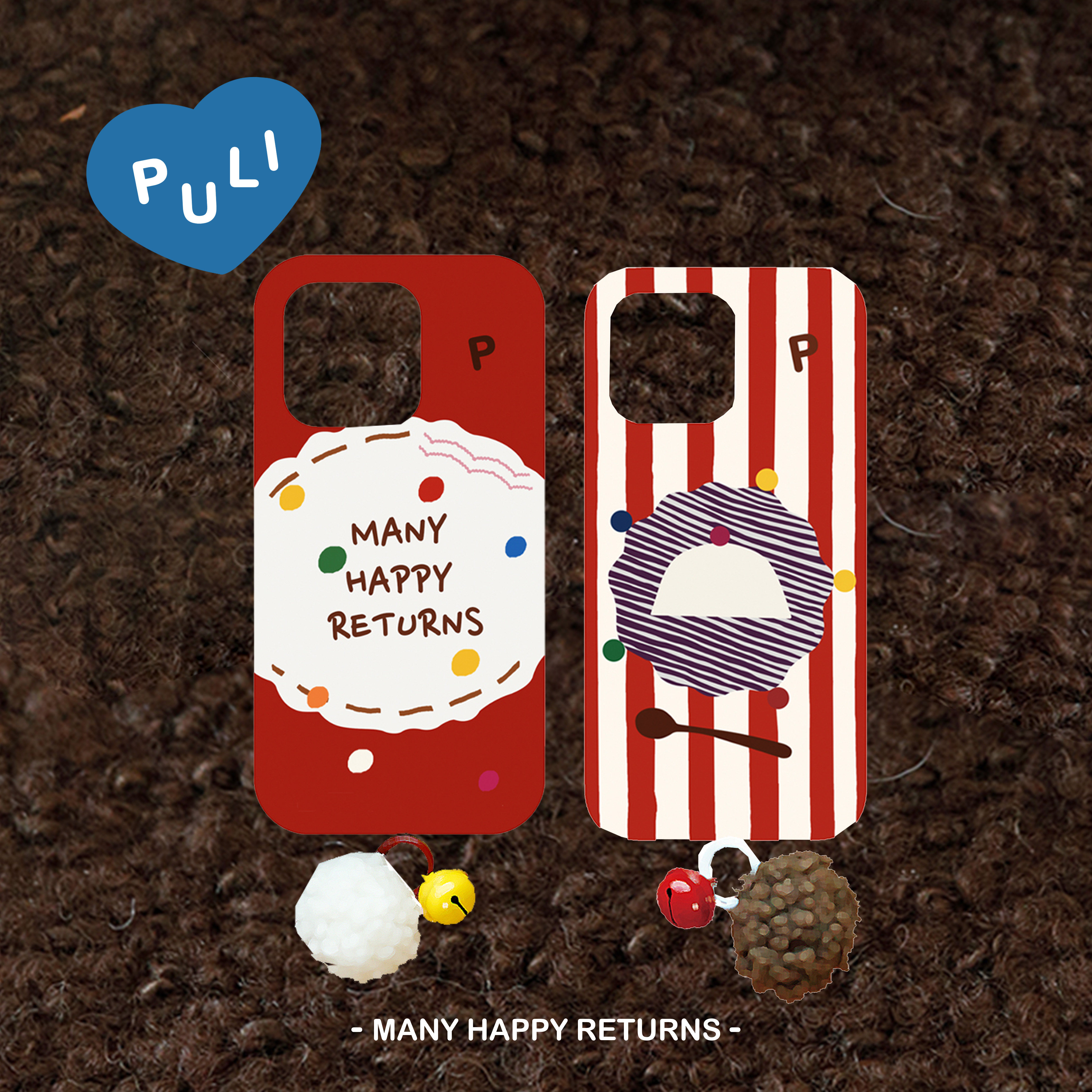 (blogger hominin) PuliPuliPuli festival party magnetic attraction mobile phone shell cute New Year's gift Apple-Taobao