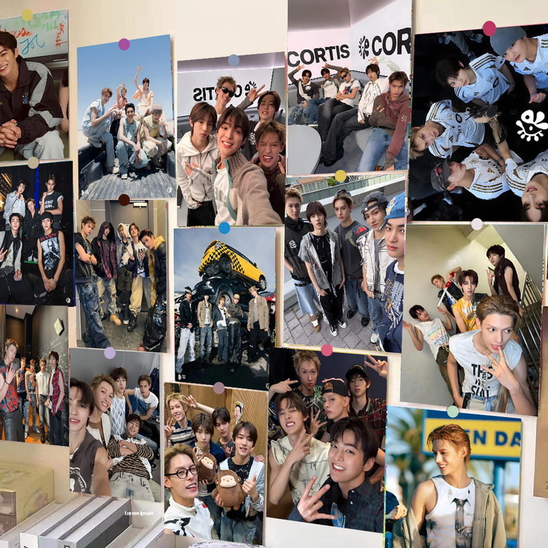 Cortis Poster Wall Stickers Martin Zhao Yufan an Qianhao Celebrity Male Group Merchandise Dormitory Bedroom Decoration Background Wall