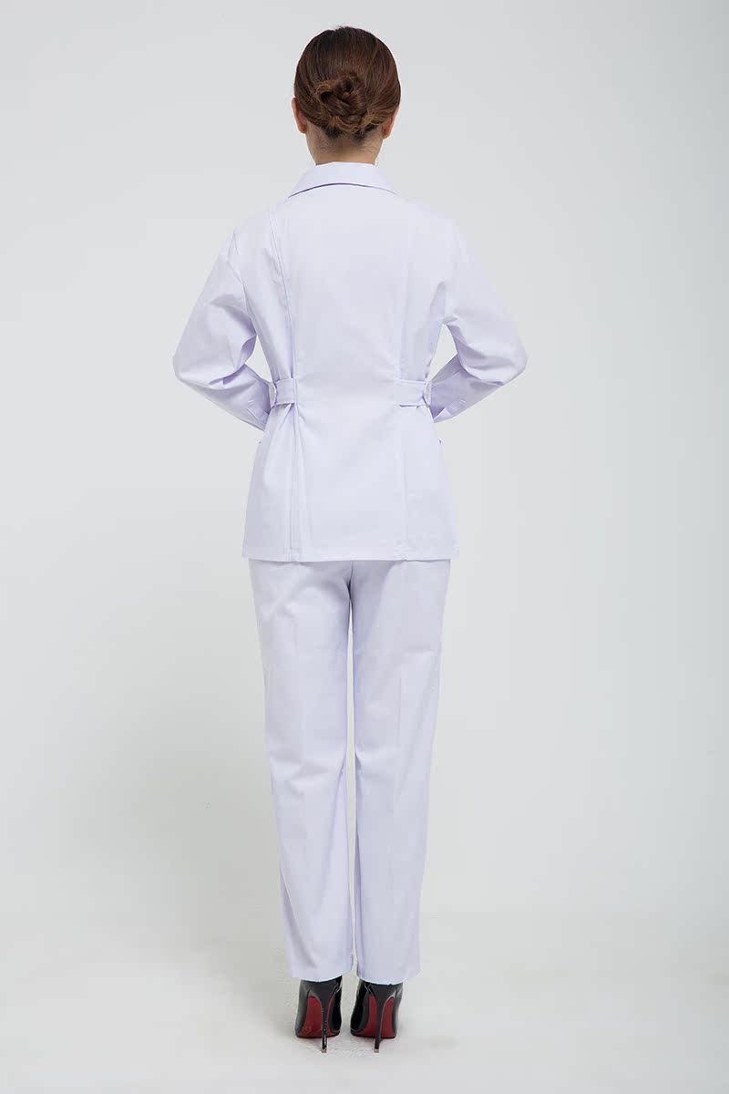 Nightingale Y tá Wears Long Sleeve Doll cổ Vòng cổ Editing Body Suit Dày Tight Sleeve Oral Người Chăm Sóc Workwear