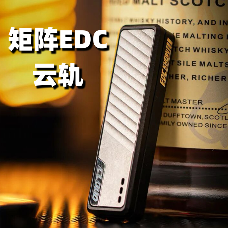 Dutch Cloud Rail Push Card Matrix Edc Stress Relief Toy Metal Trendy Plaything Rhythm Fidget Spinner Stress Relief