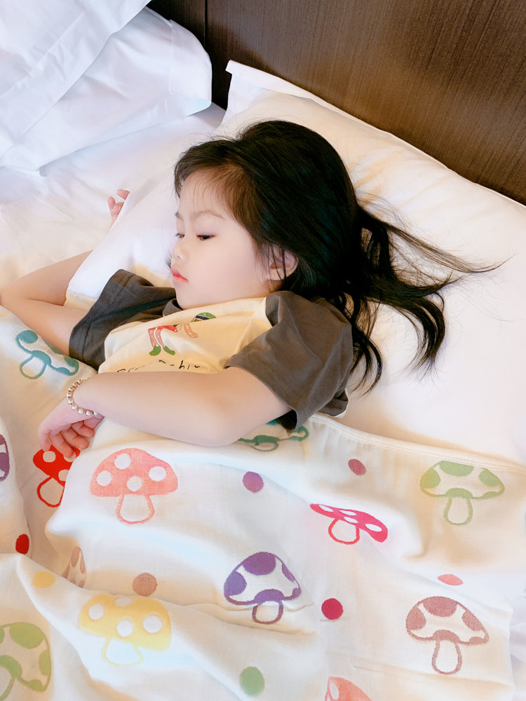 Non-refundable sweetcity children's 6-layer gauze air-conditioning blanket kindergarten school blanket baby blanket