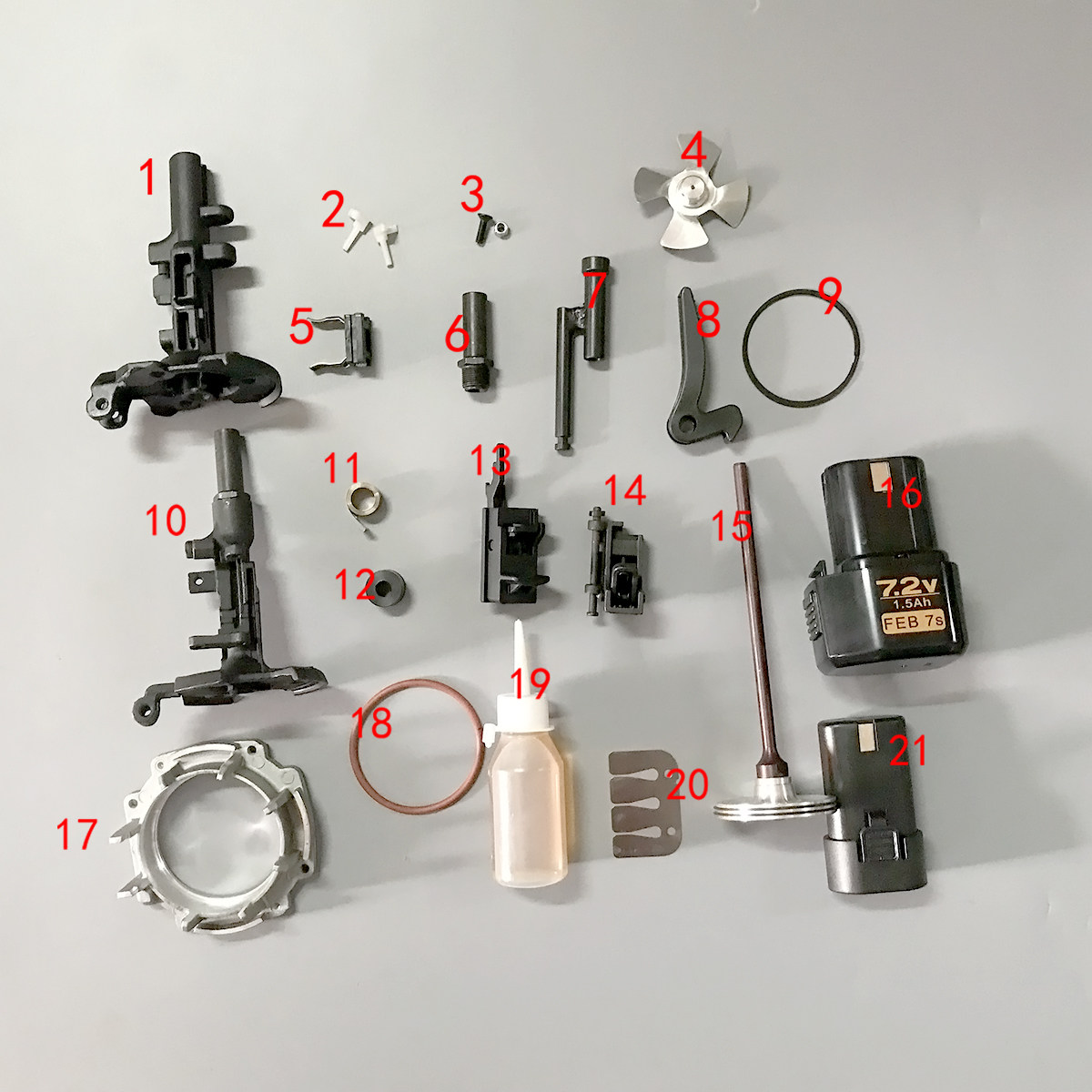 Hirowilling Gas Gun Accessories Gun Head Hiroto gas gun Firing Pin Rod Heathen Gas Gun Fit Positioning Handle