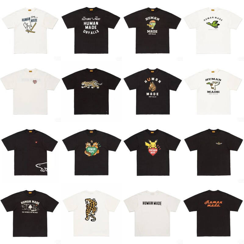 2026 Japanese Retro Human Year of the Horse Limited Edition Made Letter Short-Sleeve T-Shirt Unisex T-Shirt Spring and Summer