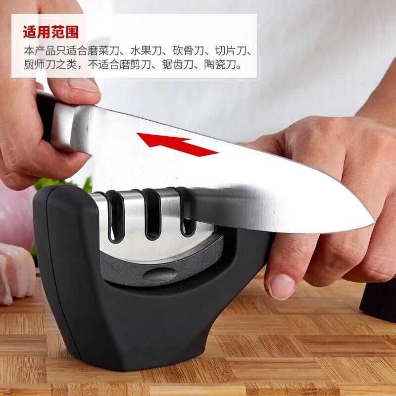 German Home Multi-functional knife sharpening machine Fast sharpening Divine Instrumental Grinding Knife Stone Rod Mill Kitchen Knife Kitchen Small Tools