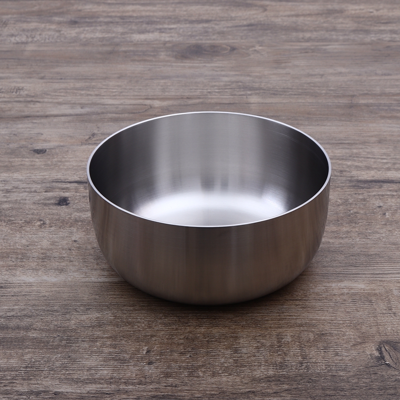 304 food grade stainless steel seasoning bowl bowls full steel large rice bowl cold noodle bowl adult children large bowl eating bowl