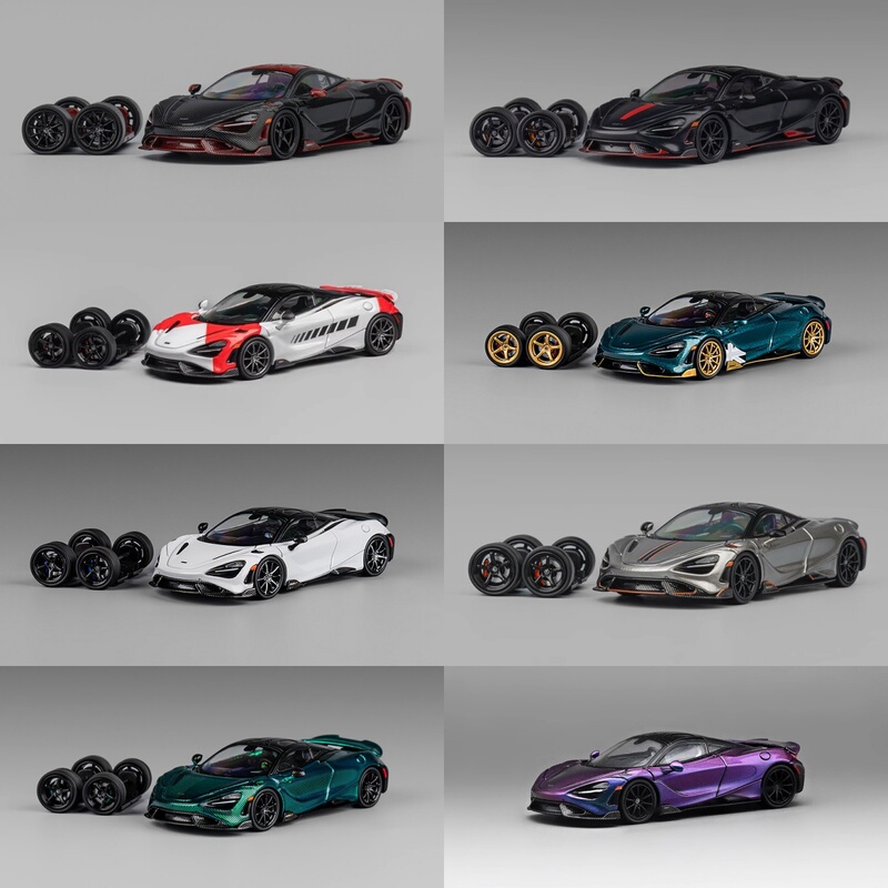 Some in Stock cm 64 Mclaren 765Lt White Mclaren Car Model