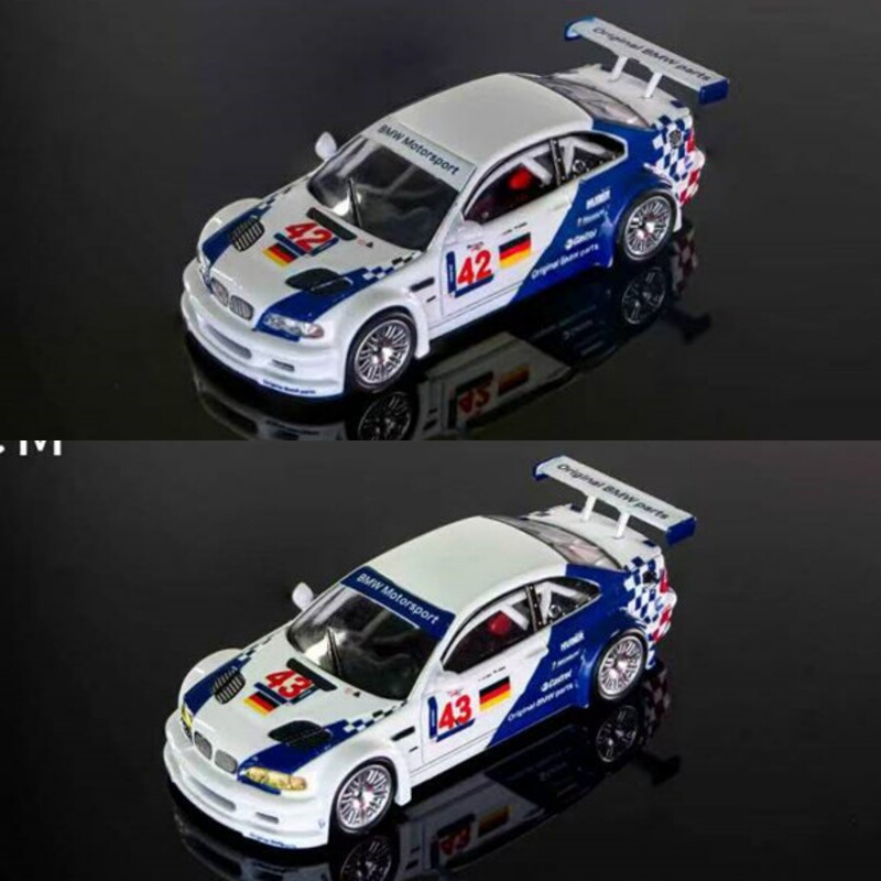 In Stock Dcm 1:64 Bmw M3 Gtr E46 Alloy Car Model