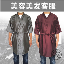 Net red barber shop customer service hairdresser hairdresser hair cloth cloth dyeing customer service beauty salon suit