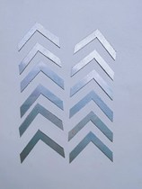 Yin and yang angle dual-purpose tooth blade plastic yin and yang angle planer rack piece right angle planer tooth scraper grinder accessories gear piece