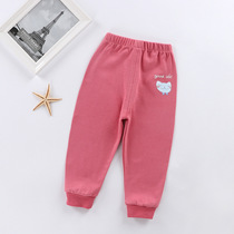 Boy sports pants cotton spring and autumn girls 2 Children 3 Children Baby Baby 1 year old 4-5-6 years old casual trousers