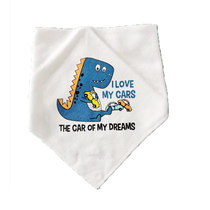 Newborn baby triangle towel cotton summer thin 2020 new summer 1 cute super cute baby saliva towel 2 years old