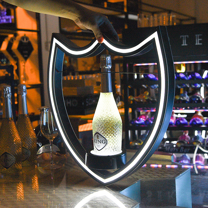 Bar Luminous Hand Raise Card KTV Transparent LED Bar Atmosphere Props Creative Hand Raise Champagne Seat
