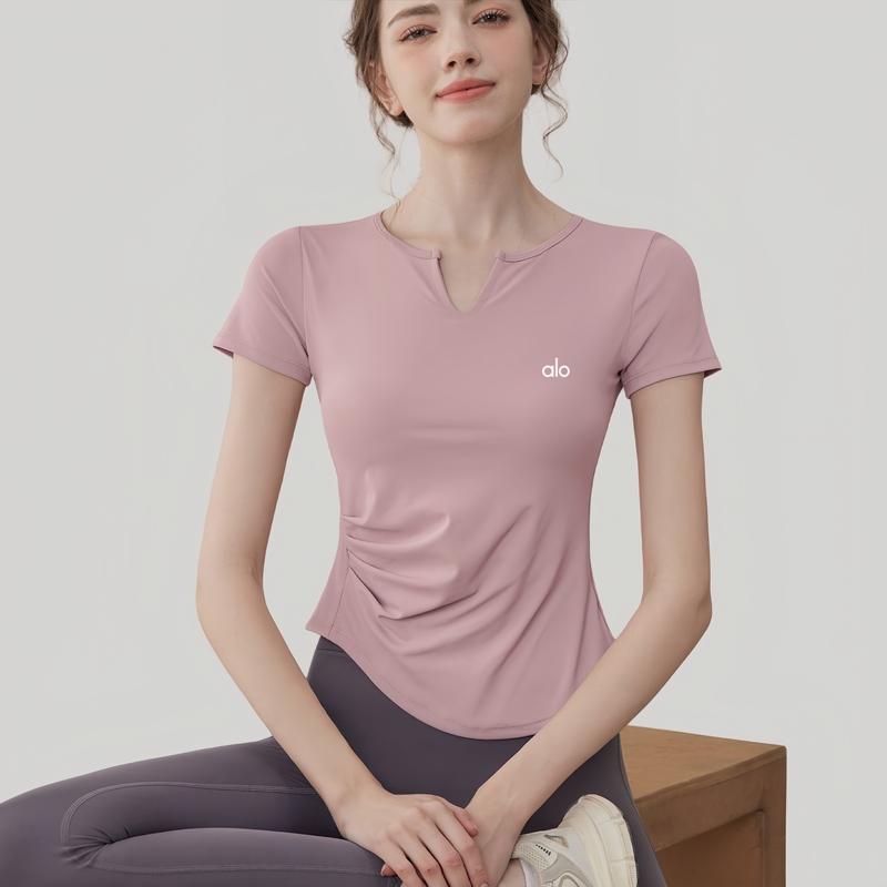 Aio Yoga Clothes for Women, New Short-Sleeved Running Sports Tops with Chest Pads, Pilates Training Clothes, Fitness Clothes Set Aio Yoga Clothes for Women, New Short-Sleeved Running Sports Tops with Chest Pads, Pilates Training Clothes, Fitness Clothes Set