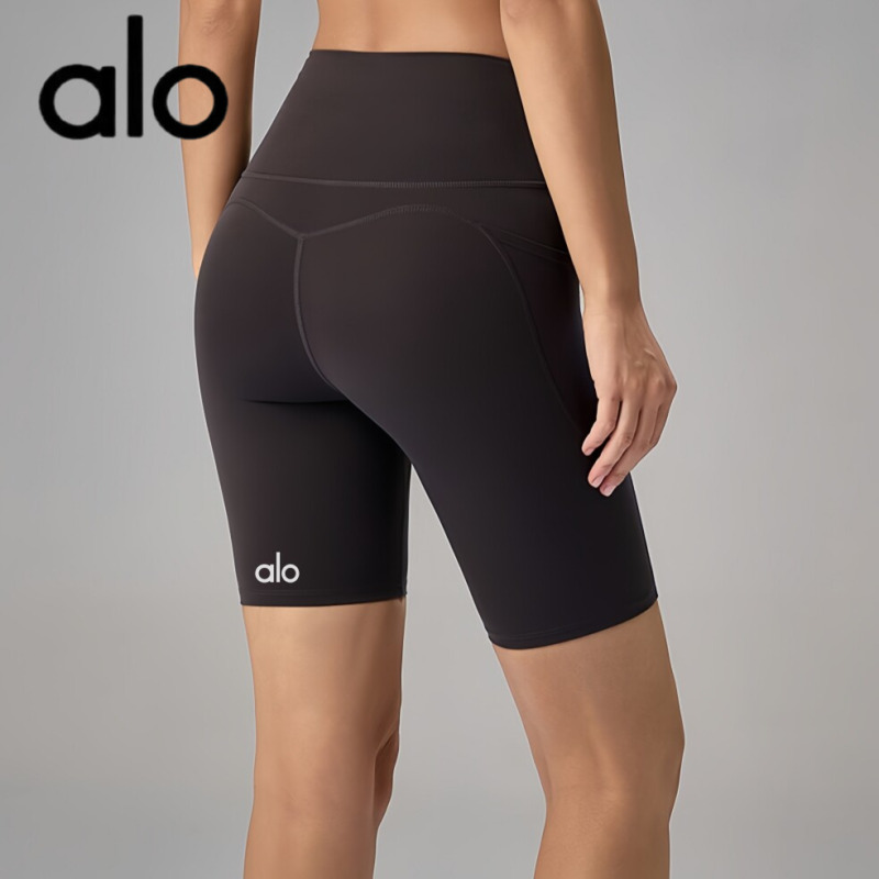 Aio Kendall Sports Shorts for Women, Tight-Fitting Cycling Yoga Pants, Five-Point Fitness Butt-Lifting Sports Shorts for Outdoor Wear, New for Summer