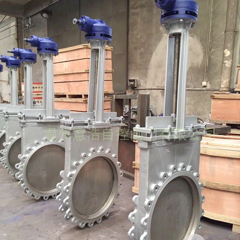 Specializing in the production of PZ73W manual knife gate valve manufacturers high temperature resistant stainless steel slide valve thin gate