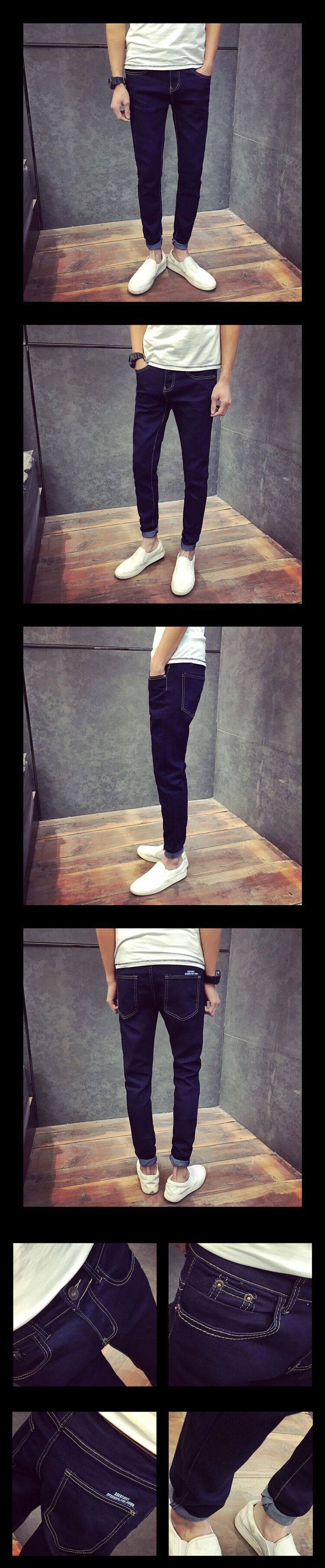 Jeans pour adolescent pieds Slim pour automne - Ref 1465510 Image 11