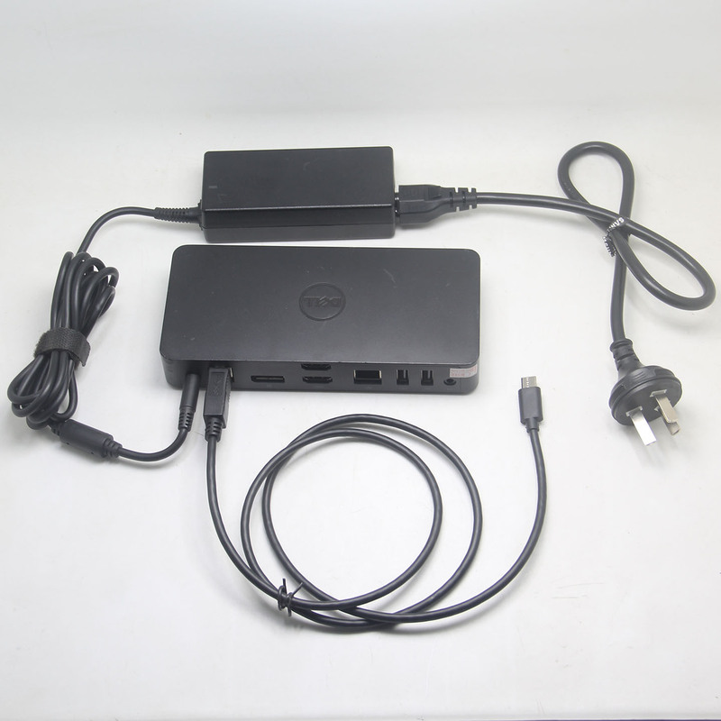 Original Dell D3100 Docking Station Compatible with Win, Mac, M-Chip Apple Computers, Supports Connecting 3 Monitors, Etc