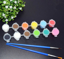 Childrens painted diy acrylic paint 12-color set hand-painted plaster painting gouache student art graffiti specials
