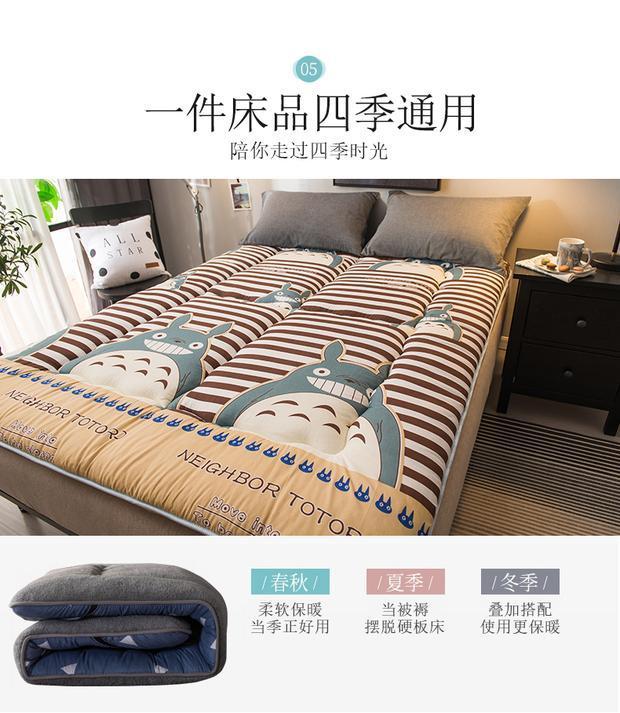 Đệm giường nệm đệm 1,5m 1.8m nhà 1,2m thảm ký túc xá là để mở đường - Nệm nệm kim đan 1m6