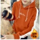 Mùa thu và mùa đông quần áo nam cộng với áo len nhung dày cỡ lớn áo len trùm đầu hoodie cộng với phân bón để tăng xu hướng áo khoác béo