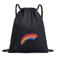 Черный средний размер 【Детская сумка для мяча】